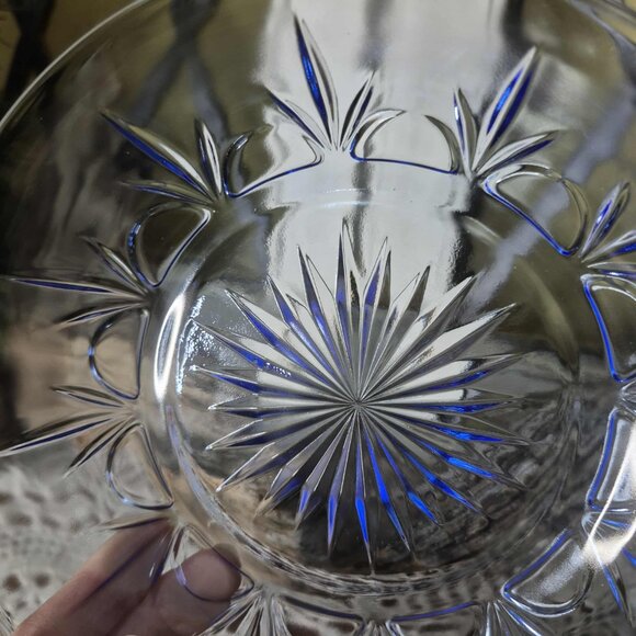 Set of 4 Avon American Blue Salad Bowls - Blue Glass - 80s Vintage - Picture 5 of 6